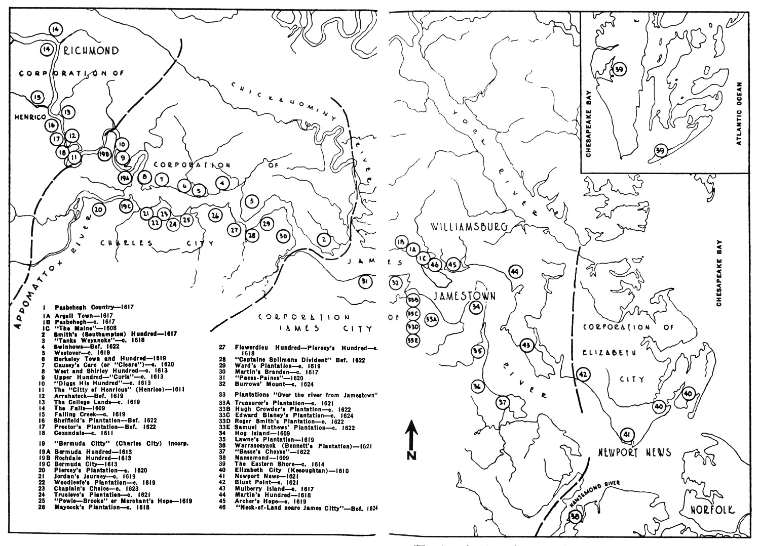 kolonie Virginie v letech 1607-1624